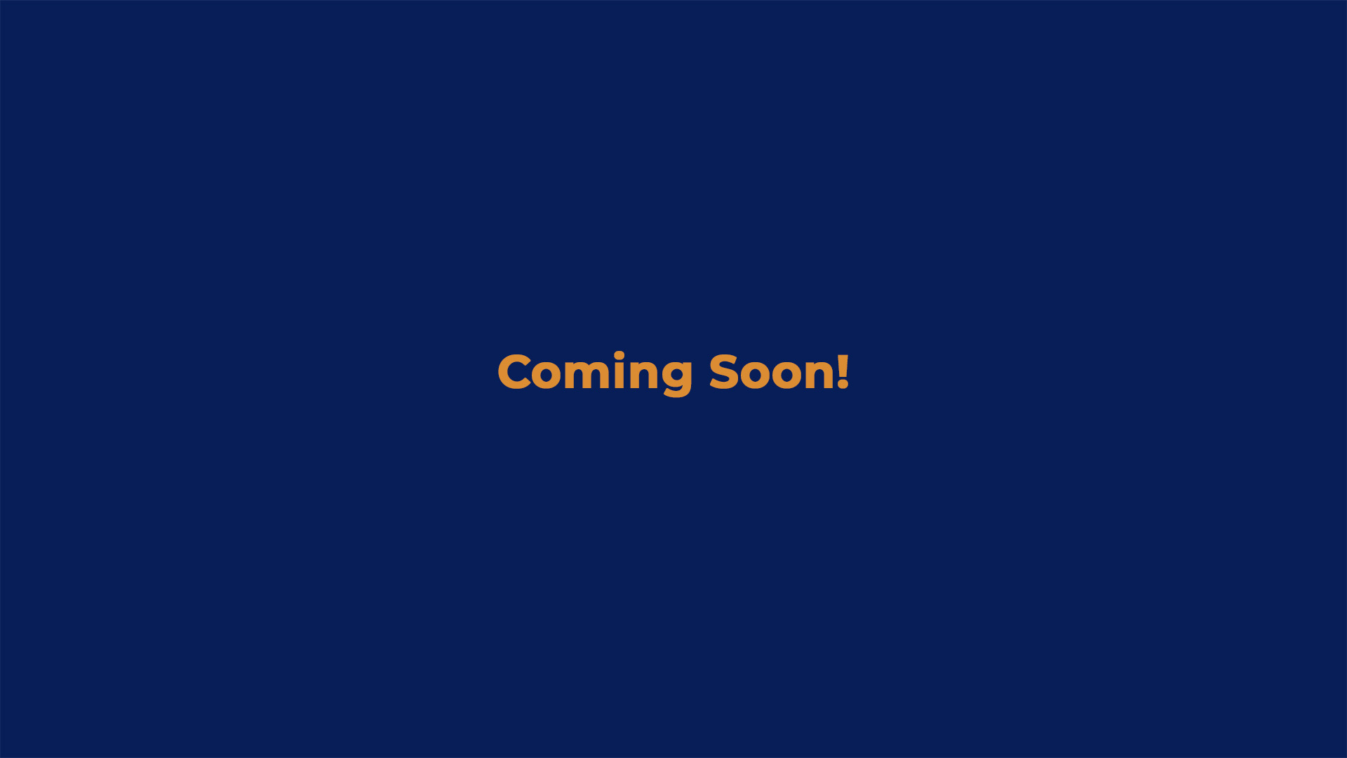 Coming Soon!