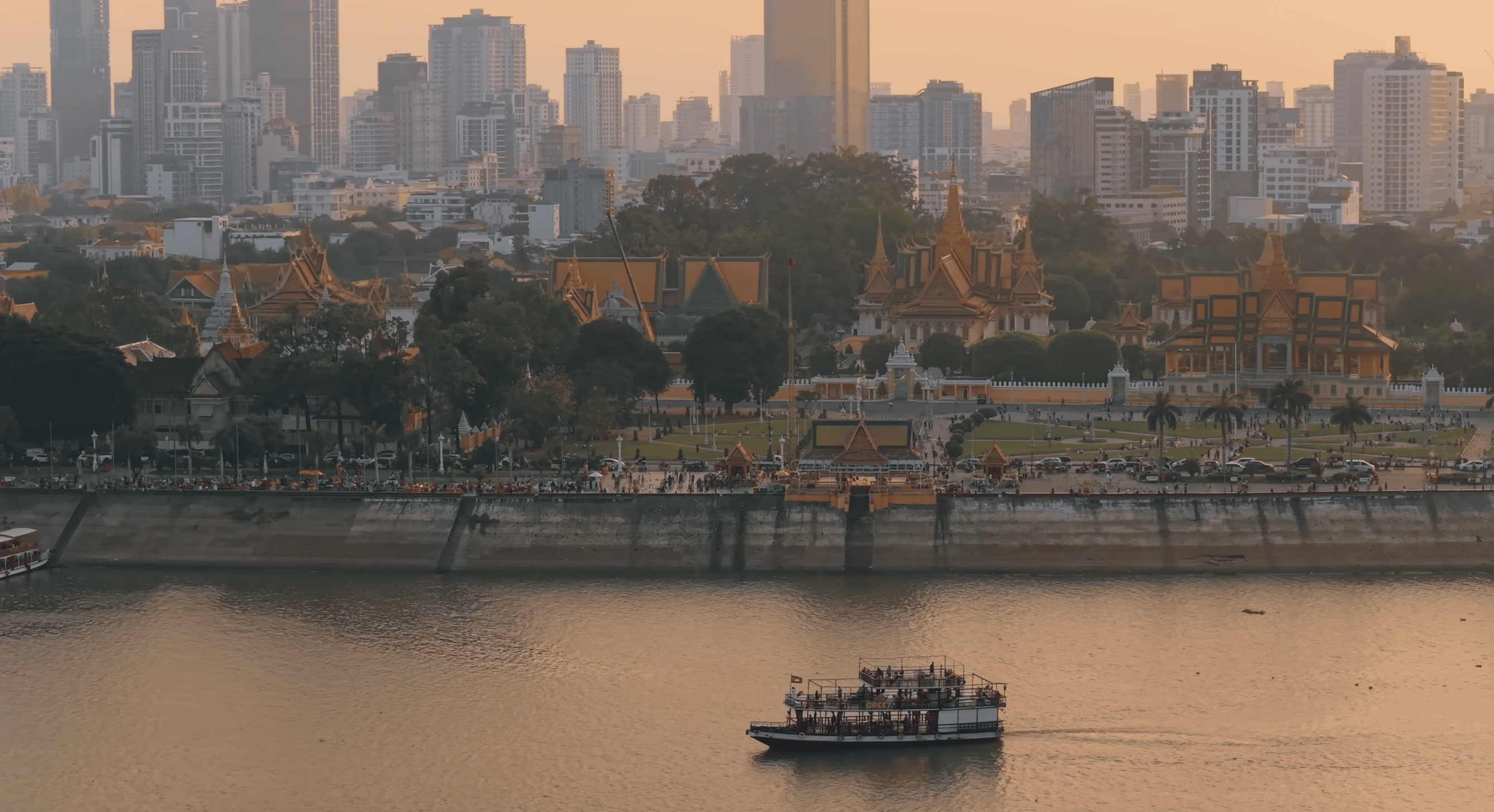 Golden Hour Over the Royal Palace