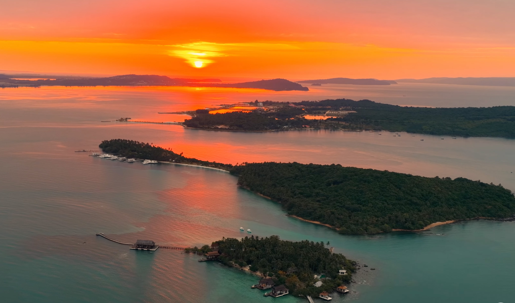 Sunset Over the Islands